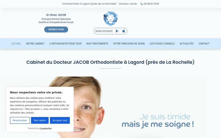 Screenshot of docteur-jacob.fr