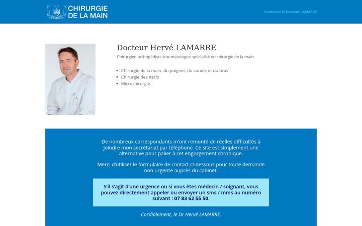 Zrzut ekranu docteur-lamarre.fr