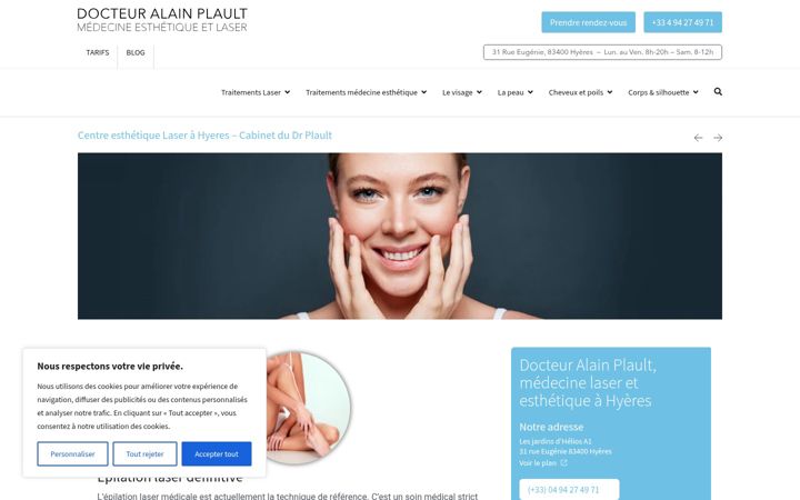 Zrzut ekranu docteur-plault.fr