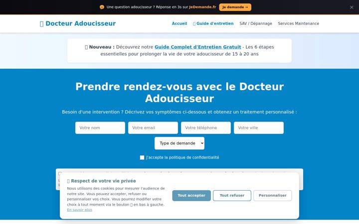 Screenshot of docteuradoucisseur.fr