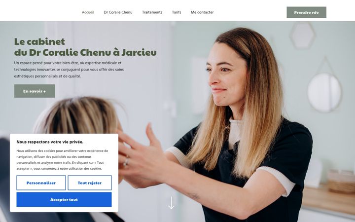 Zrzut ekranu docteurcoraliechenu.fr