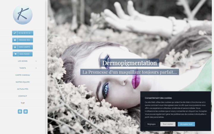 Screenshot von docteurkouto-esthetique.fr
