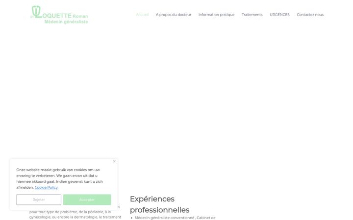 Screenshot of docteurloquette.be