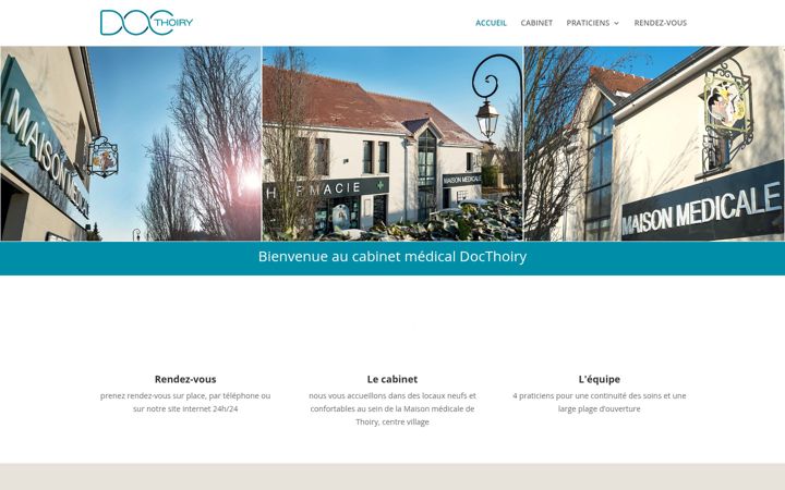 Screenshot of docthoiry.fr