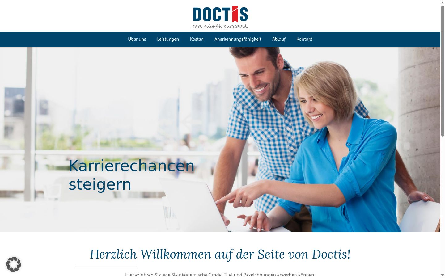 Screenshot des Einwilligungsbanners vor jeglicher Interaktion