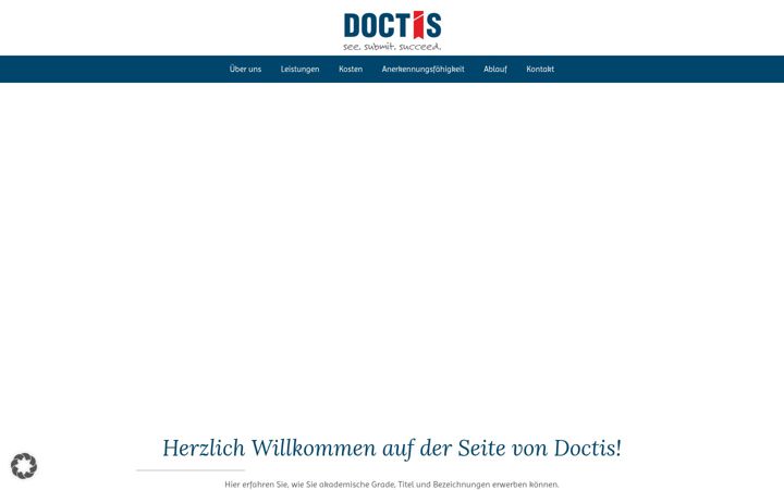 Screenshot of doctis.de