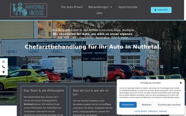 Screenshot of doctor-car.de