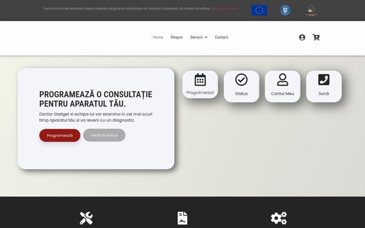 Screenshot of doctor-gadget.ro