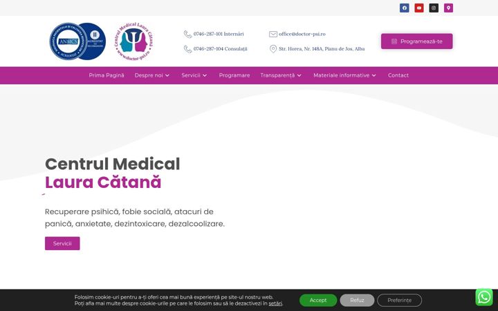 Screenshot of doctor-psi.ro