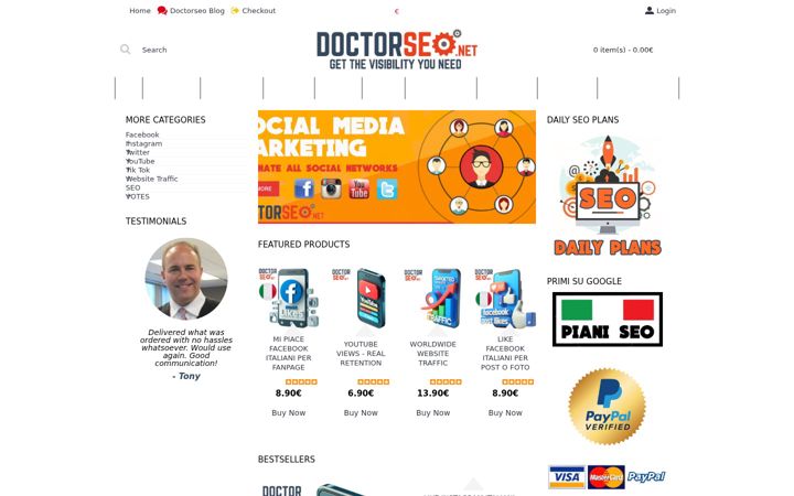 Screenshot of doctor-social.com