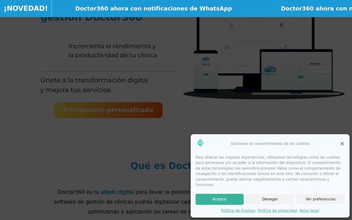 Screenshot of doctor360.cloud