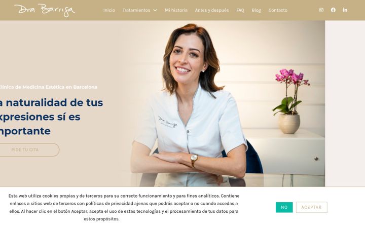 Screenshot of doctorabarriga.com