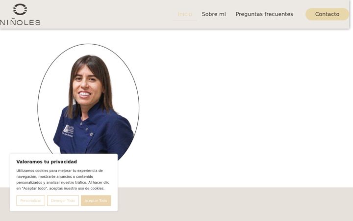 Screenshot di doctoraemilialopez.es