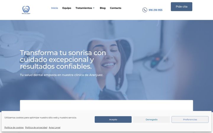 Screenshot of doctoragallardo.es