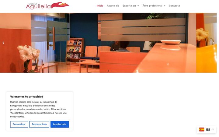 Screenshot of doctoraguilella.com