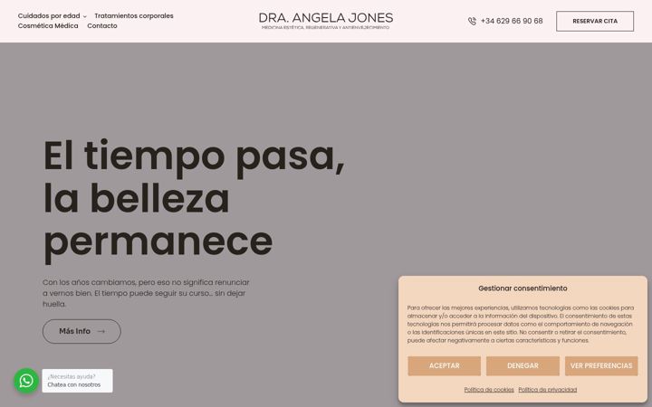 Screenshot of doctorajones.com