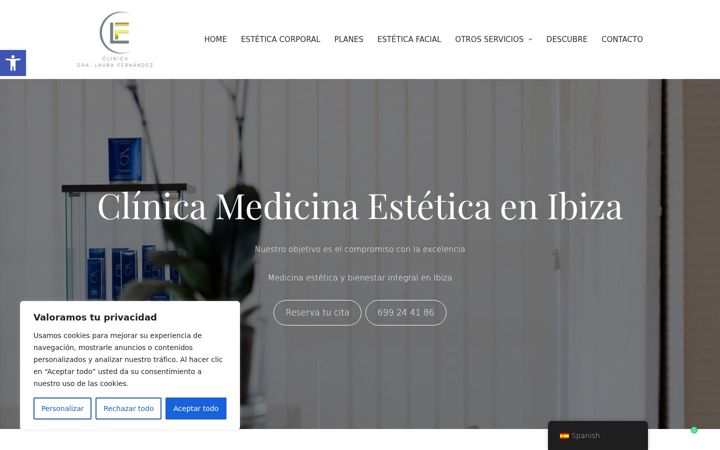 Screenshot of doctoralaurafernandez.com