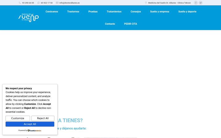 Screenshot of doctoralbares.es