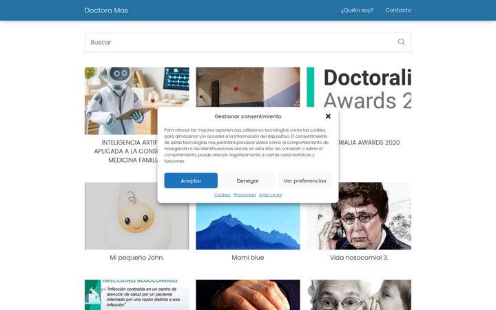 Screenshot of doctoramas.com