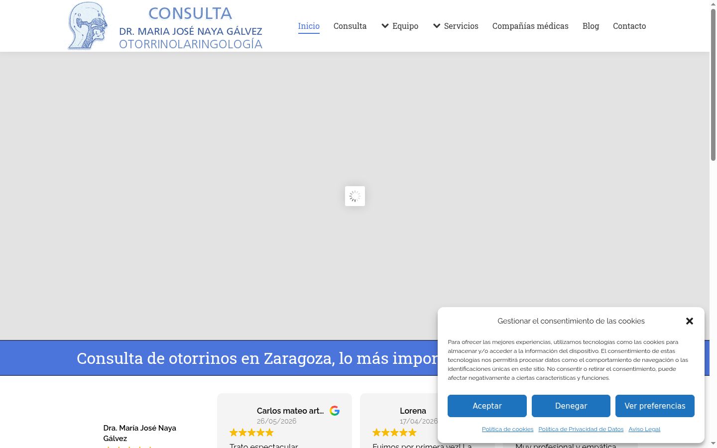 Screenshot tal-banner tal-kunsens muri qabel kwalunkwe interazzjoni