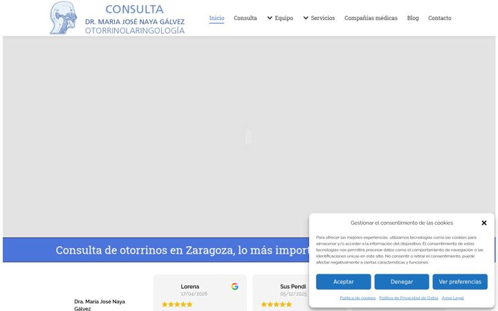 Screenshot of doctoranaya.es