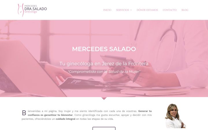 Screenshot of doctorasalado.com