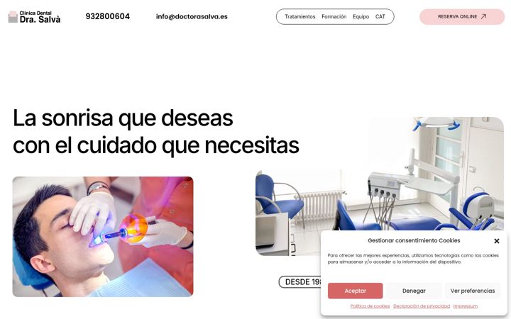 Screenshot of doctorasalva.es