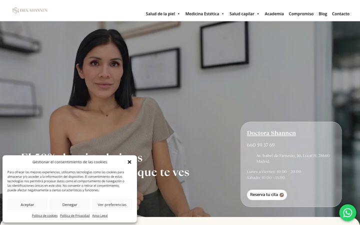 Screenshot of doctorashannen.es
