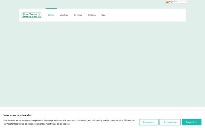 Screenshot of doctorataniasantander.com
