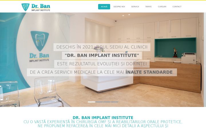 Screenshot of doctorban.ro