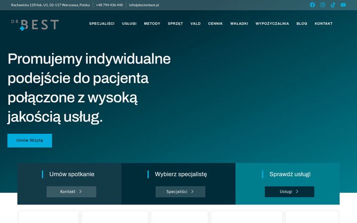 Screenshot van doctorbest.pl