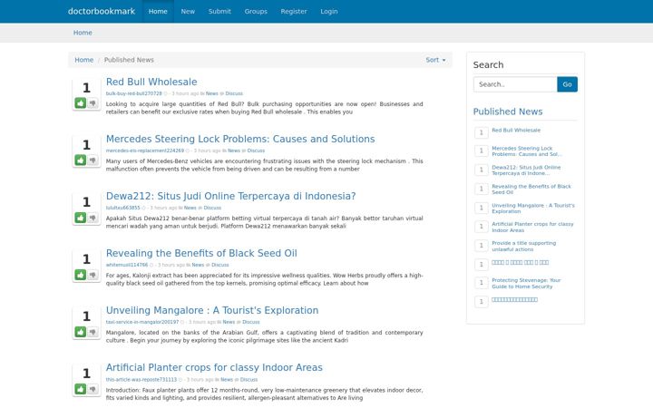 Screenshot of doctorbookmark.com