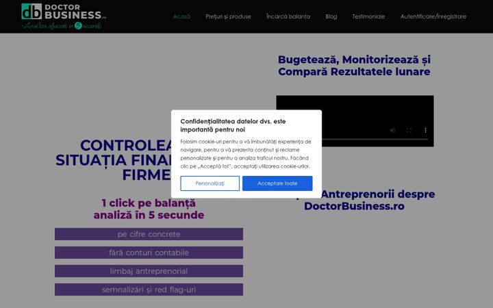 Screenshot of doctorbusiness.ro