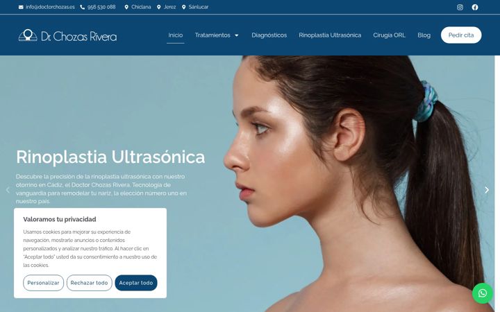 Screenshot of doctorchozas.es