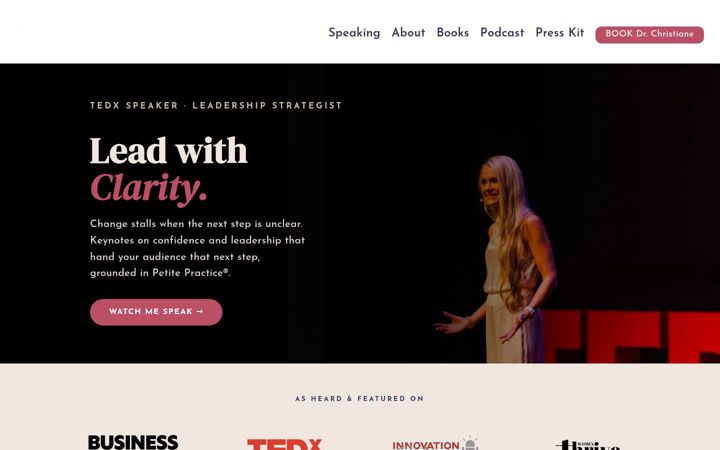 Screenshot of doctorchristiane.com