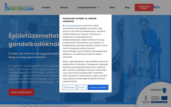 Screenshot of doctorclean.hu