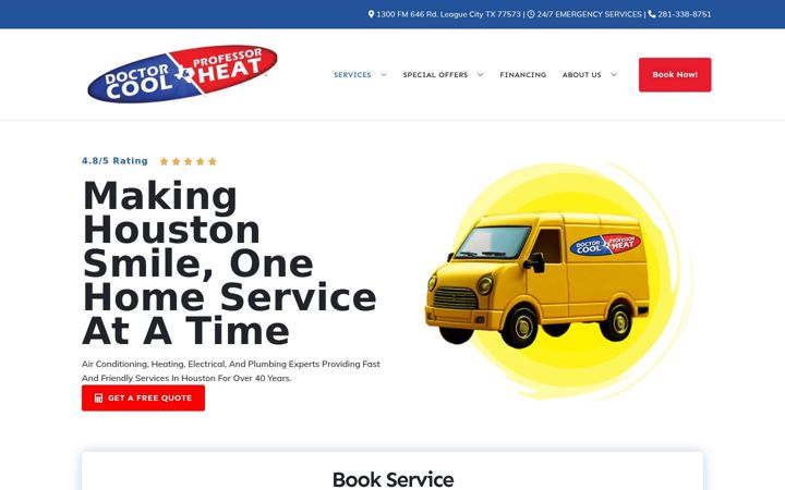 Screenshot of doctorcool.com