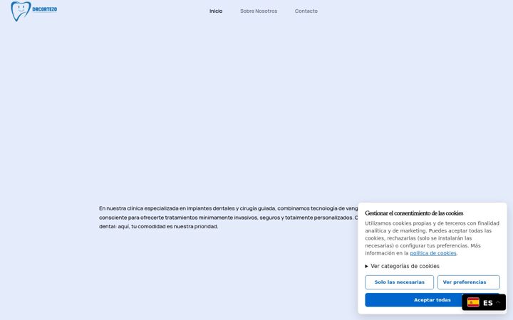 Screenshot of doctorcortezo.com