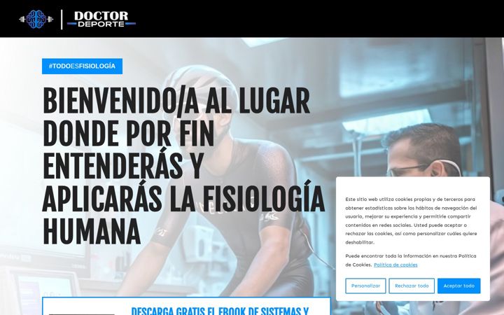 Screenshot of doctordeporte.es