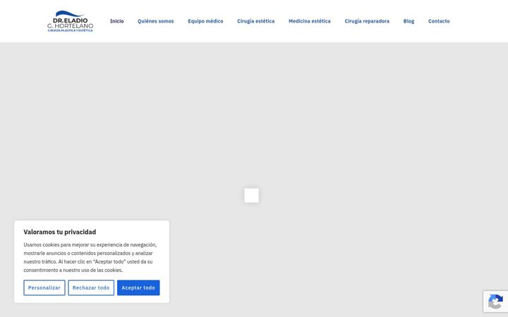Screenshot of doctoreladiogarciahortelano.es