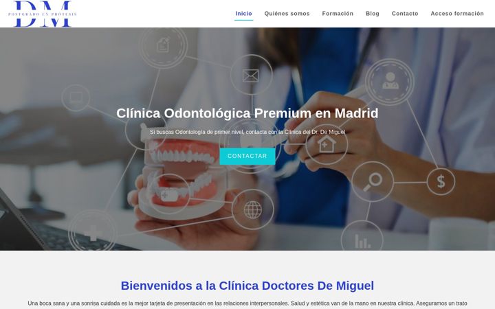 Skjámynd af doctoresdemiguel.es