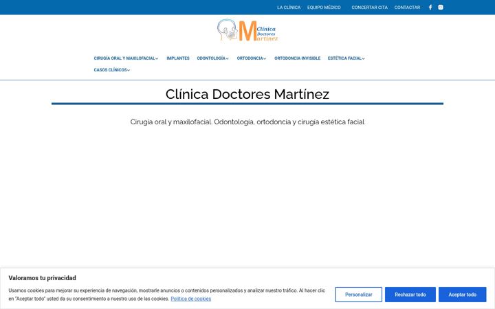 Screenshot of doctoresmartinez.com