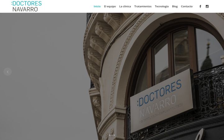 Screenshot of doctoresnavarro.es