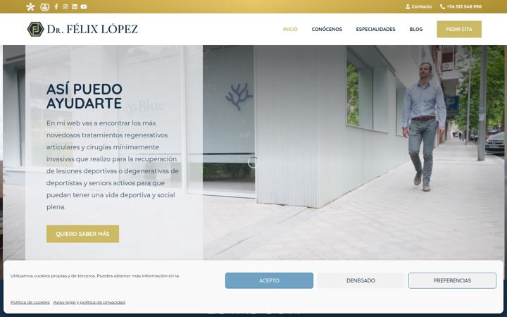 Screenshot of doctorfelixlopez.com