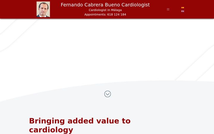 Screenshot of doctorfernandocabrera.com