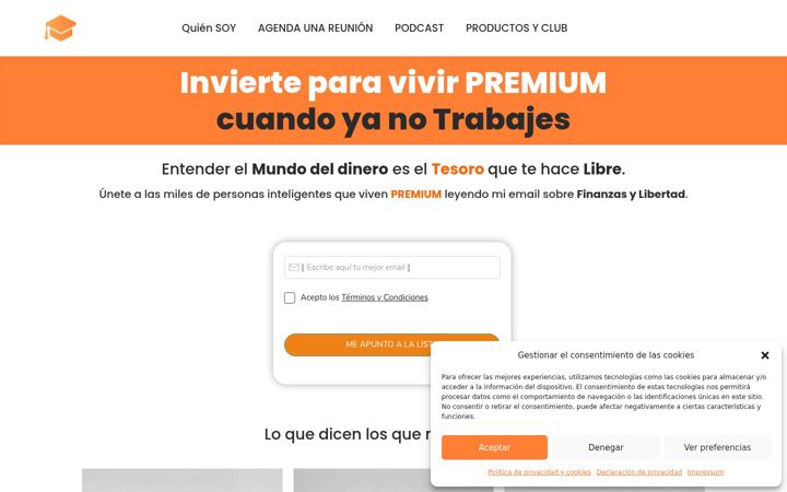 Screenshot of doctorfinanzaspersonales.com