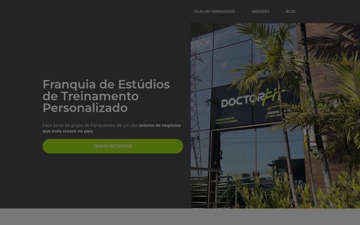 Screenshot of doctorfit.com.br