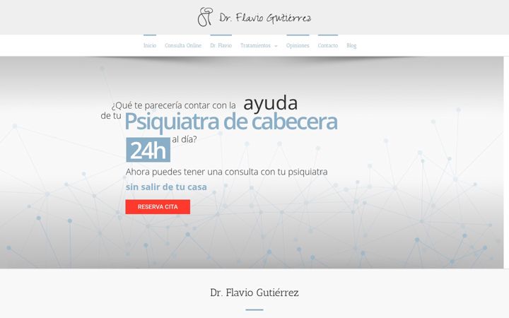 Screenshot of doctorflaviogutierrez.es
