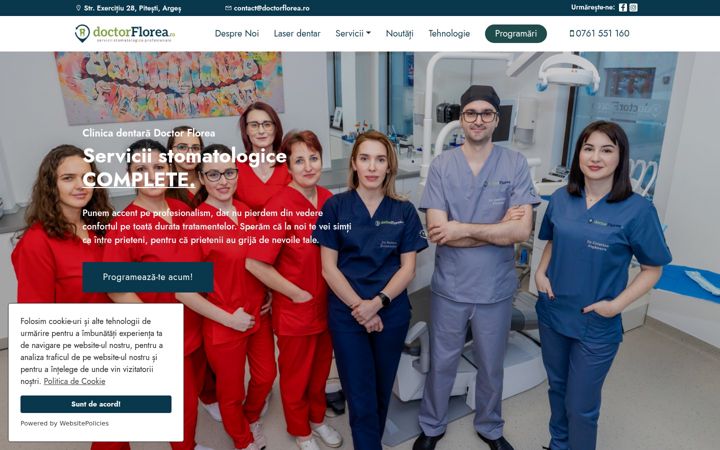Screenshot of doctorflorea.ro