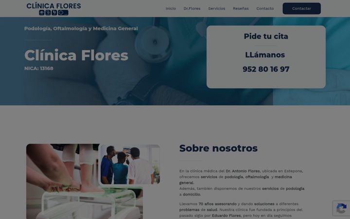 Screenshot of doctorflores.com